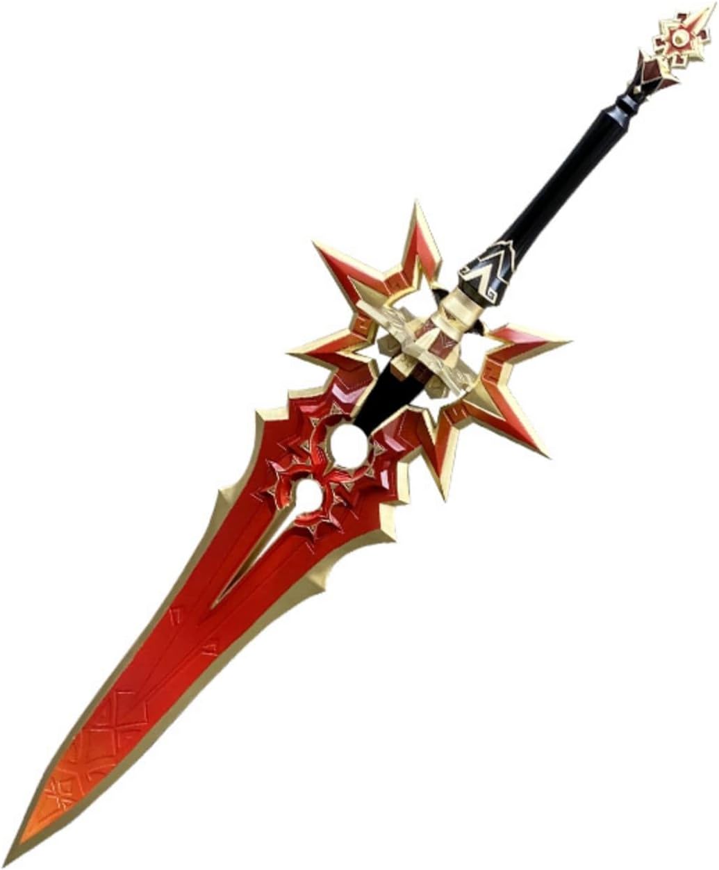Nakorara 原神 両手剣 千烈の日輪 マーヴィカ 110CM 炎神  両手剣 重剣 武器 PU製 剣  A Thousand Blazing Suns 刀 武器 コスプレ道具