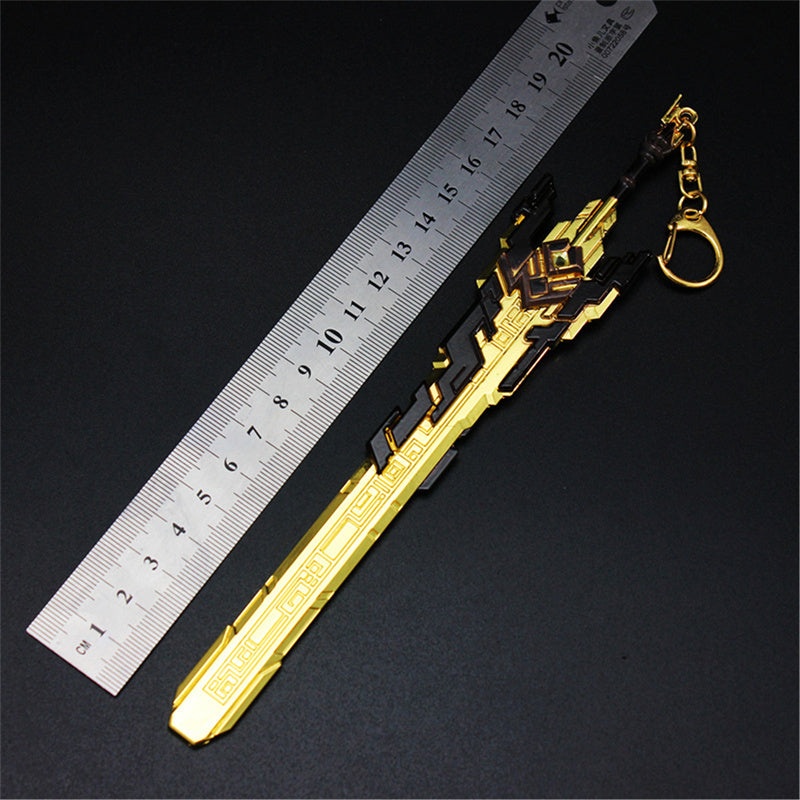Nakorara　原神　無工の剣 21cm ミニチュア　武器モデル　ダイキャスト製　装備品　アクセサリー　武器ファン向け　おもちゃ　レプリカ