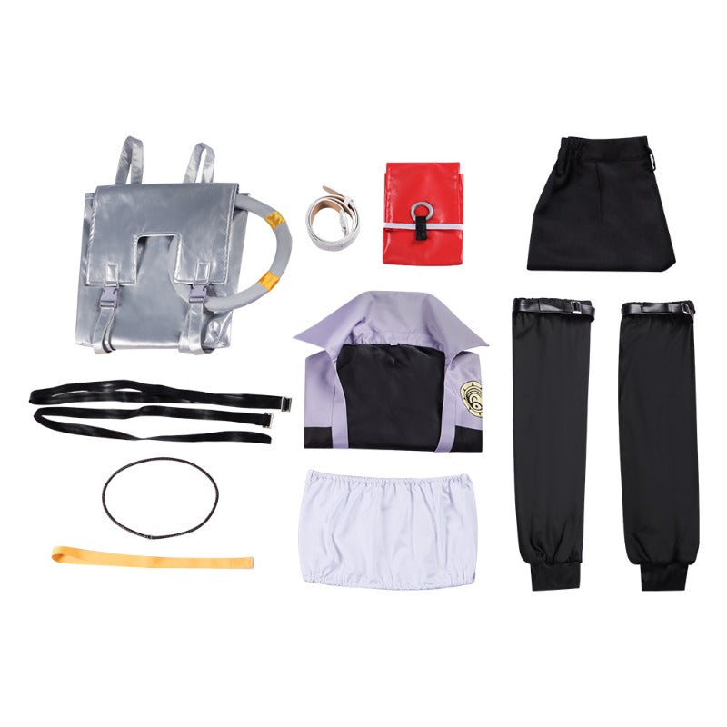 Nakorara　ガチアクタ リヨウ コスプレ衣装　鞄付　掃除屋 アクタ ハロイン　仮装　イベント　コスチューム