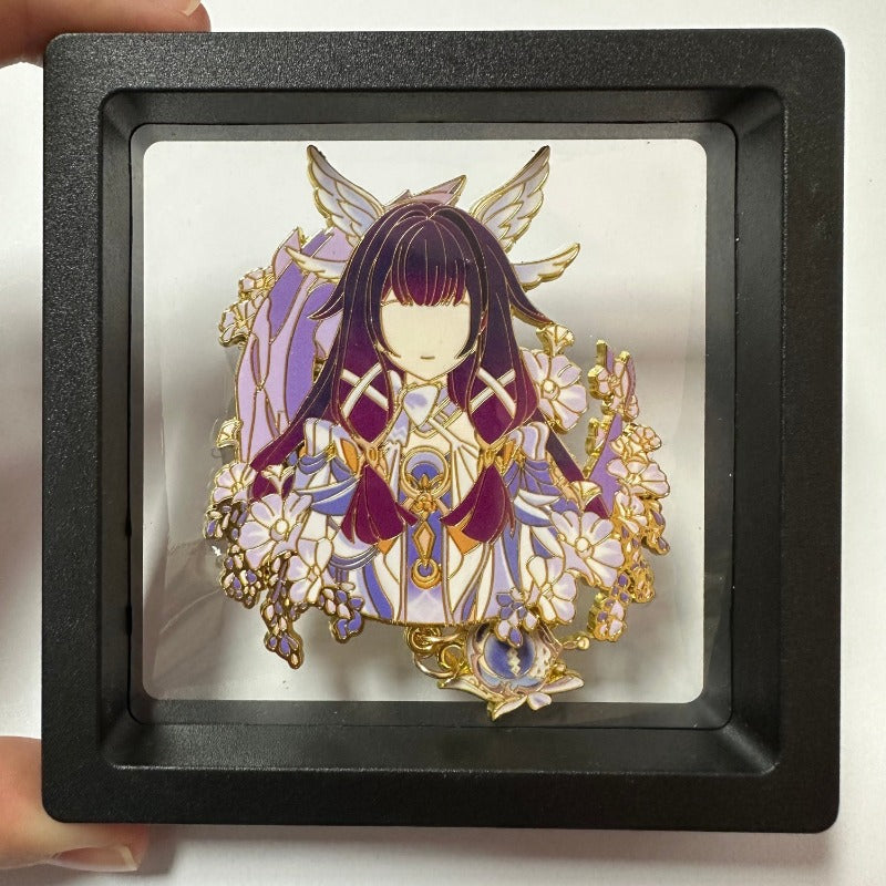 Nakorara 原神 コロンビーナ 缶バッジ アクセサリー 9.5cm 帳の夜曲