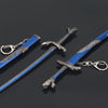 Nakorara　ミニチュア　エルデンリング　竜狩りの大刀　22cm キーホルダー　ダイキャスト製　モデル　武器ファン　ゲーム愛好家 模型コレクター　