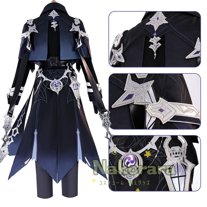 Nakorara　原神 フリンズ　コスプレ　ナドクライ　Genshin　コスチューム　ライトキーパー　雷元素　 闇影と灯り　仮装
