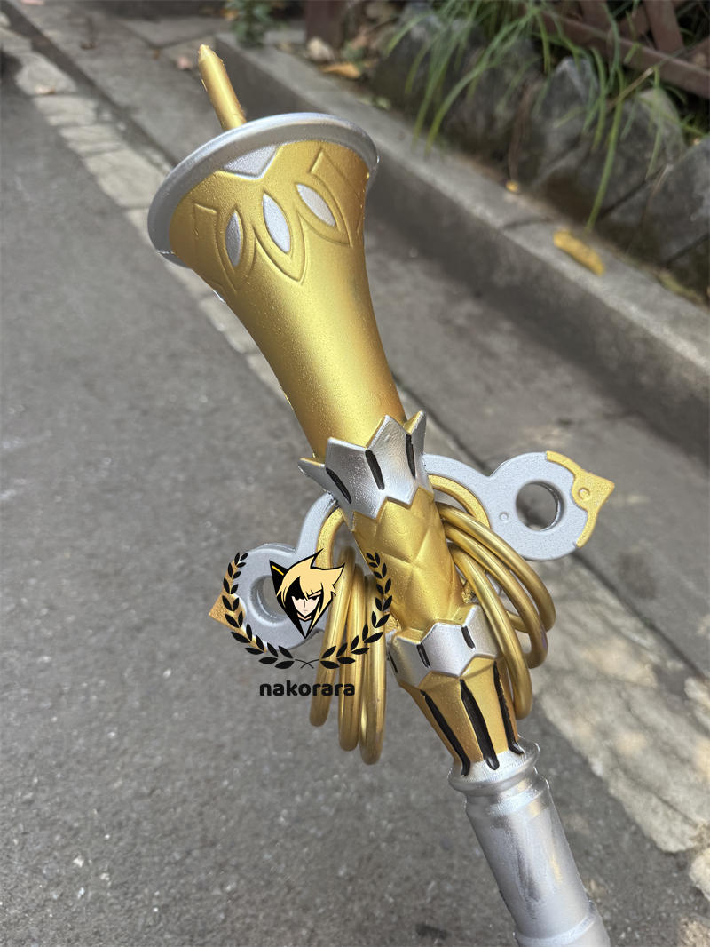 Nakorara　ゼンレスゾーンゼロ　怪啖屋 リュシア 法杖　コスプレ道具　音鳴り鈴 80cm　Lucia Elowen　PU製　撮影道具　武器model　アクセサリ　萌えグッズ　