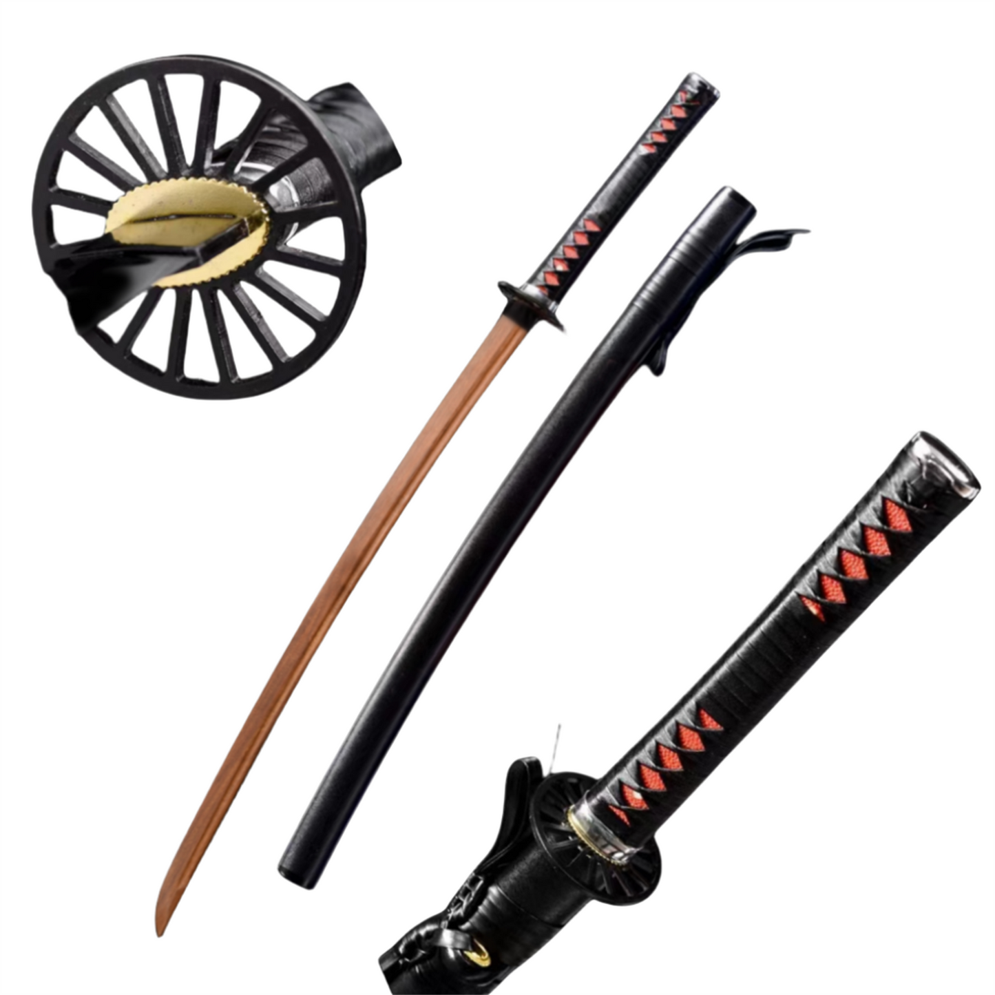 Nakorara 日本風 装飾品　鳳凰の羽　103cm Nakorara　サムライ用　日本刀　武器モデル　汎用刀　仕上げ模造刀　レプリカ　和風　コスプレ道具 唐風　模造刀　木刃　樹脂刃　工芸品　武士刀　サムライ　ソード　ハロウィン