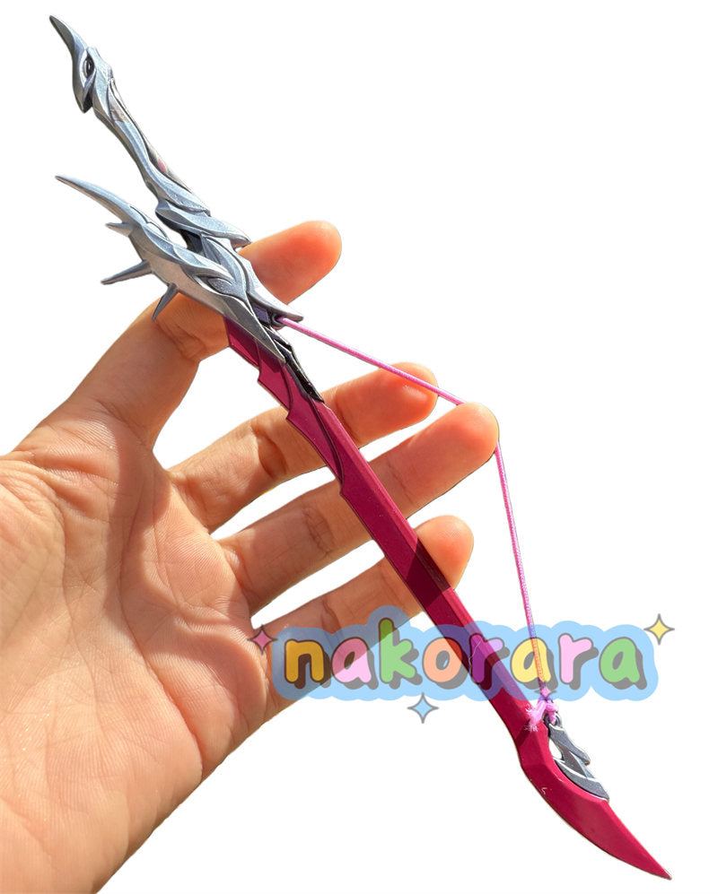Nakorara 崩壊スターレイル　セイレンス 　コスプレ　琴剣　弓剣　モチーフ武器　22㎝　ダイキャスト製　ミニチュア　レプリカ　アクセサリー