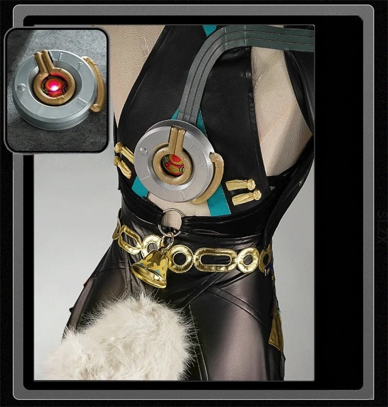 Nakorara ゼンレスゾーンゼロ ルシア・エロウェン コスプレ衣装 | 光る3Dバックパネル付属 | 公式色再現