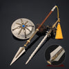 Nakorara ディアブロII  ミニチュア　盾　長柄武器　武器モデル　ダイキャスト製　萌えグッズ　Diablo II　武器ファン　アクセサリー