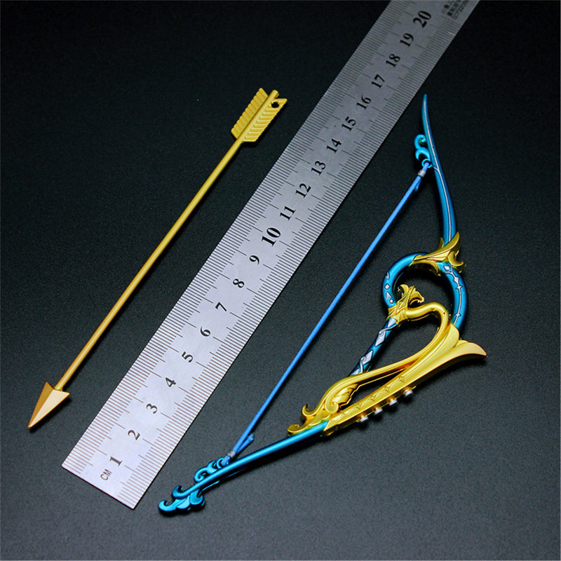Nakorara　原神　終焉を嘆く詩　17cm ミニチュア　チェーンブレイカー　武器モデル　キーホルダー　ダイキャスト製　装備品　アクセサリー　武器ファン向け　おもちゃ　レプリカ