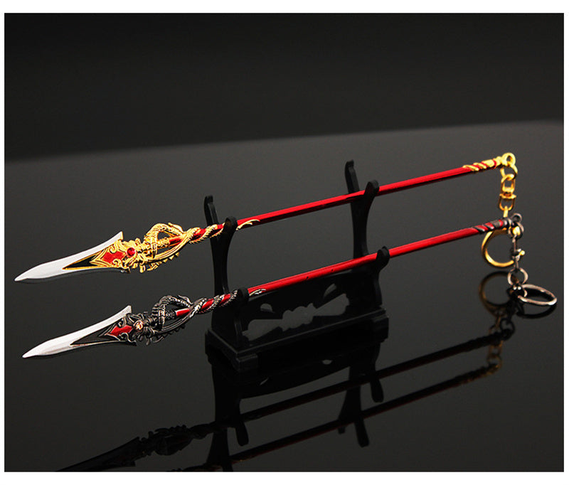 Nakorara　原神　匣中滅龍 22cm ミニチュア 武器モデル　キーホルダー　ダイキャスト製　装備品　アクセサリー　武器ファン向け　おもちゃ　レプリカ
