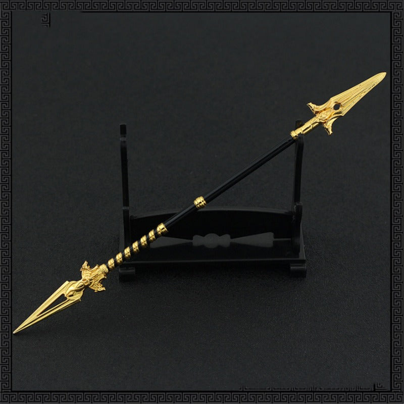 Nakorara  アサシンクリード 槍 ミニチュア 22㎝ キーホルダー キーチェーン グッズ アクセサリー インテリア装備品 ゲーム