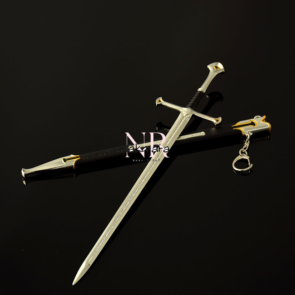 Nakorara　ミニチュア　指輪物語　ナルシル剣　30cm　武器モデル　本格的　アクセサリー　ダイキャスト製　豪華　レプリカ武器