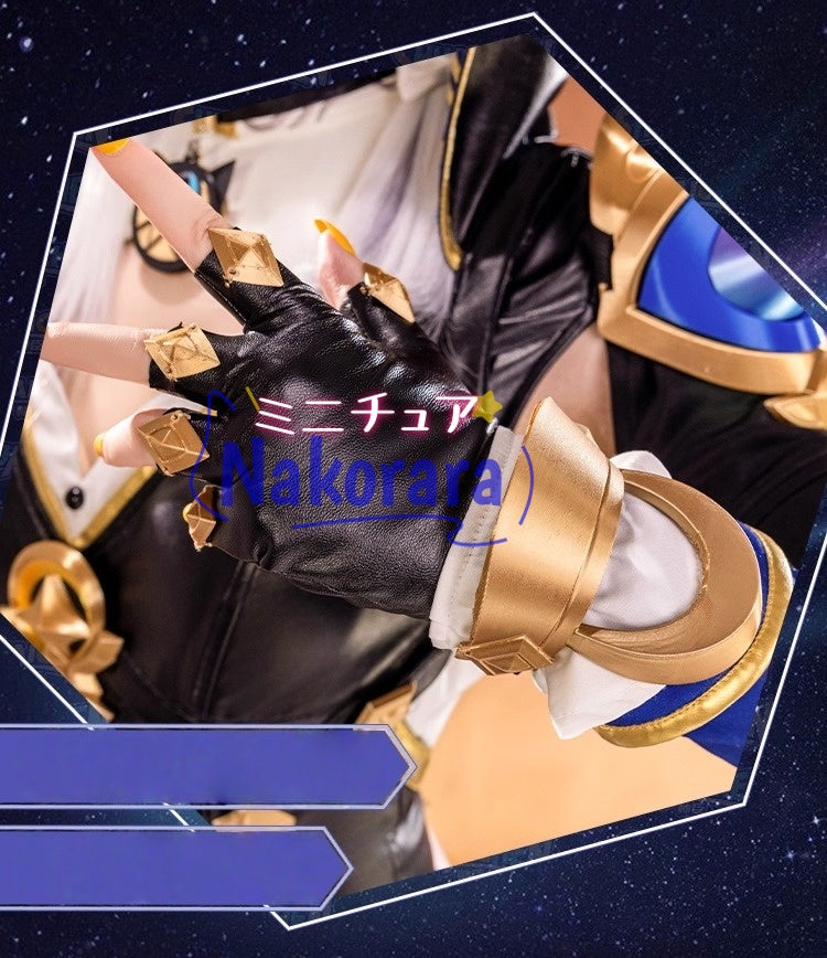 Nakorara 崩壊スターレイル　サフェル　Cipher　オンパロス　コスプレ衣装　コスチューム　イベント　3d樹脂パーツ＋尻尾付き
