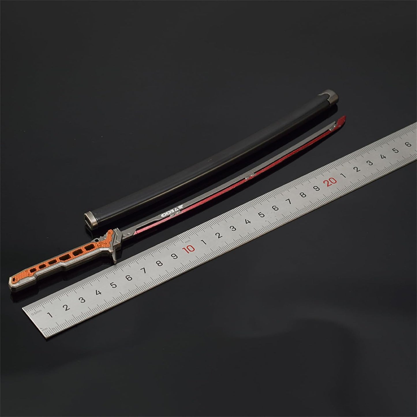 Nakorara　サイバーパンク2077 ミニチュア ミニ武器  サムライ イフパス 26cm フィギュア 　1/6Ver おもちゃ 装備品 インテリア装備品レプリカ