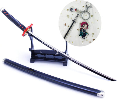 Nakorara 鬼滅の刃　ヒノカミ神楽　日輪刀 26㎝　ダイキャスト製　音柱　ミニチュア　武器モデル　鬼殺隊 アクセサリー 日の呼吸 装備品　無限城 工芸品　フィギュア　かんろじ みつり　鬼狩り 萌えグッズ