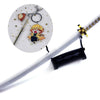 Nakorara　鬼滅の刃　我妻 善逸　日輪刀　26㎝　ダイキャスト製　ミニチュア　武器モデル　アクセサリー　装備品　あがつま ぜんいつ　工芸品　フィギュア　萌えグッズ