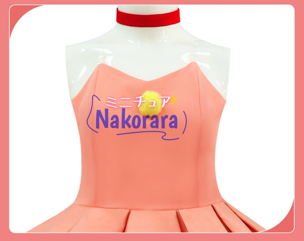 Nakorara　カードキャプターさくら クロウカード　コスプレ衣装　オレンジ色　子供　大人