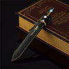 Nakoraraスカイリム Skyrim V チルレンド＋革 21cm 片手剣 武器 グッズ ドラゴンボーン ドヴァーキン 刀掛台付き ジ・エルダー・スクロールズ・ファイブ・スカイリム 飾り 装備品 道具 合金製 武器モデル 観賞用 置物 ミニチュア 小道具 コレクション 道具 小物