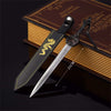 Nakoraraスカイリム Skyrim V ナイチンゲールの剣＋革 22cm 片手剣 武器 グッズ ドラゴンボーン ドヴァーキン 刀掛台付き ジ・エルダー・スクロールズ・ファイブ・スカイリム 飾り 装備品 道具 合金製 武器モデル 観賞用 置物 ミニチュア 小道具 コレクション 道具 小物