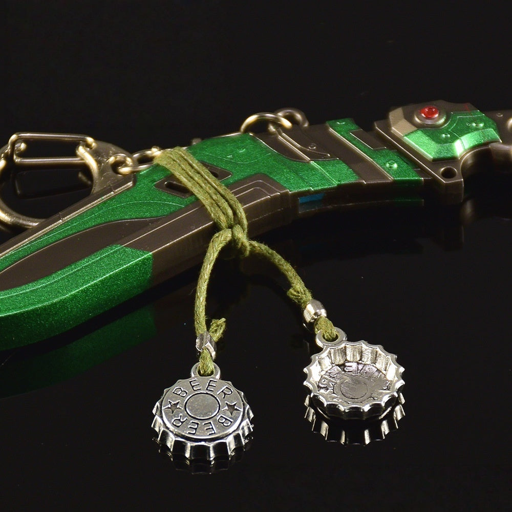 Nakorara APEX　Apex Legends　12cm　バンガロール　緑色　ミニチュア　ダイキャスト製　武器モデル　工芸品　装備品　アクセサリー