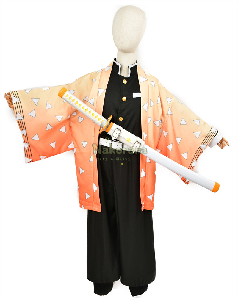 Nakorara　鬼滅の刃　竈門 炭治郎　 禰󠄀豆子　我妻 善逸　伊之助　義勇　胡蝶しのぶ　コスプレ衣装　子供用　100-150cm　コスチューム　イベント　学園祭　仮装
