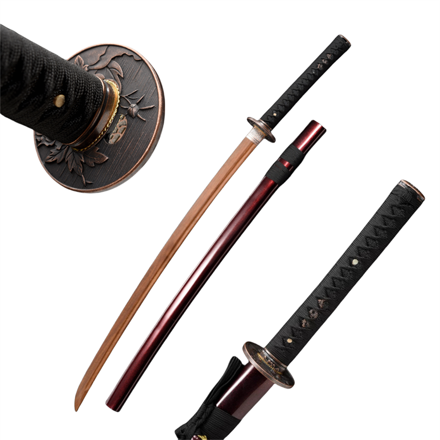Nakorara 日本風 装飾品　鳳凰の羽　103cm Nakorara　サムライ用　日本刀　武器モデル　汎用刀　仕上げ模造刀　レプリカ　和風　コスプレ道具 唐風　模造刀　木刃　樹脂刃　工芸品　武士刀　サムライ　ソード　ハロウィン