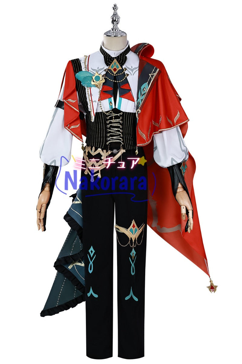 Nakorara　原神×KFC 限定コラボ　アルハイゼン＆カーヴェ コスプレ衣装　1:1完全再現 3D樹脂アクセ付き　復刻版
