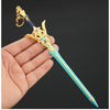 Nakorara　原神　蒼古なる自由への誓い   21cm ミニチュア 武器モデル　キーホルダー　ダイキャスト製　装備品　アクセサリー　武器ファン向け　おもちゃ　レプリカ