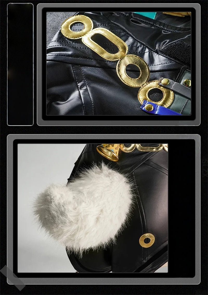 Nakorara ゼンレスゾーンゼロ ルシア・エロウェン コスプレ衣装 | 光る3Dバックパネル付属 | 公式色再現