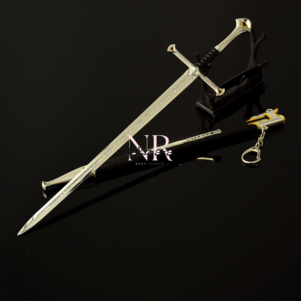 Nakorara　ミニチュア　指輪物語　ナルシル剣　30cm　武器モデル　本格的　アクセサリー　ダイキャスト製　豪華　レプリカ武器