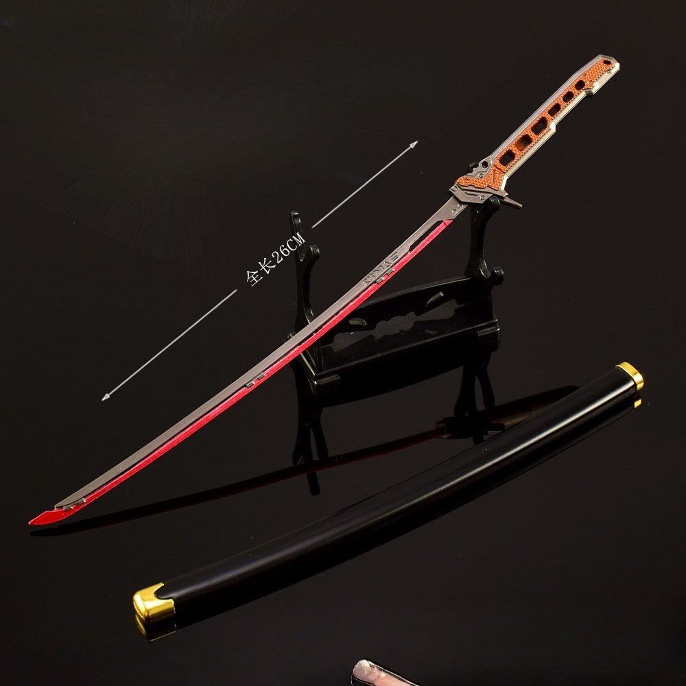 Nakorara　サイバーパンク2077 　武士　サムライ刀　26㎝　 アリーナブレイクアウト ミニチュア　武器モデル　アクセサリー　武器ファンNAmini002