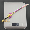 Nakorara　原神　霧切の廻光 21cm ミニチュア　武器モデル　ダイキャスト製　装備品　アクセサリー　武器ファン向け　おもちゃ　レプリカ