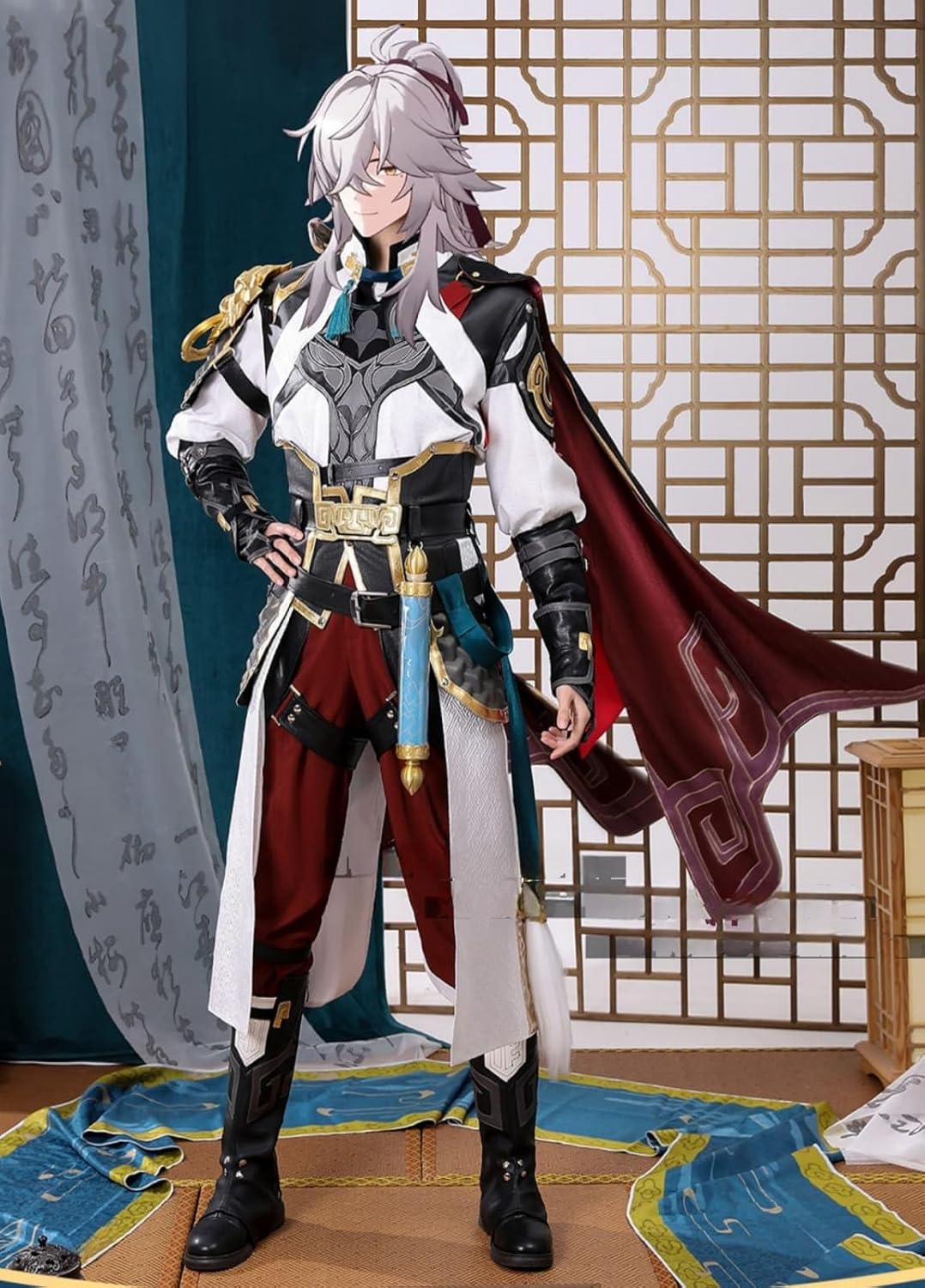 Nakorara 崩壊スターレイル黄泉 よみ 赤  コスプレ衣装 コスチュームセット 金属アクセサリー グッズ タトゥーシール  おしゃれ アニメ cosplay 変装 仮装 撮影 祭り ハロウィン クリスマス イベント