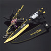 Nakorara ミニチュア ヴァロラント 22cm 17cm ジェット セージ 合金 未開刃 レプリカ フィギュア ソード 剣 欧米風 西洋剣 ミニ武器 片手剣 工芸品 インテリア装備品 おみやげ