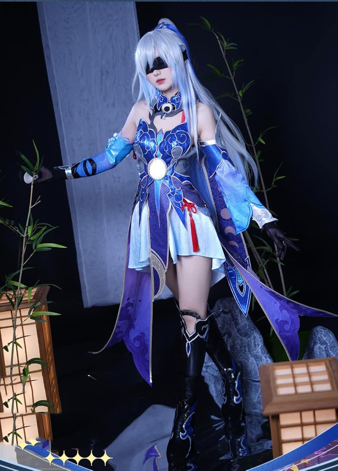 崩壊スターレイル鏡流　コスプレ衣装　コスチュームセット 金属アクセサリー グッズ変装 仮装 撮影 祭り ハロウィン