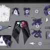 Azuiblc ゼンゼロ ビビアン 3D樹脂アクセサリー 　コスプレ衣装靴飾り付き コスチュームセット バンパイア 吸血鬼 お洋服 ゴシック おしゃれ グッズ アニメ cosplay