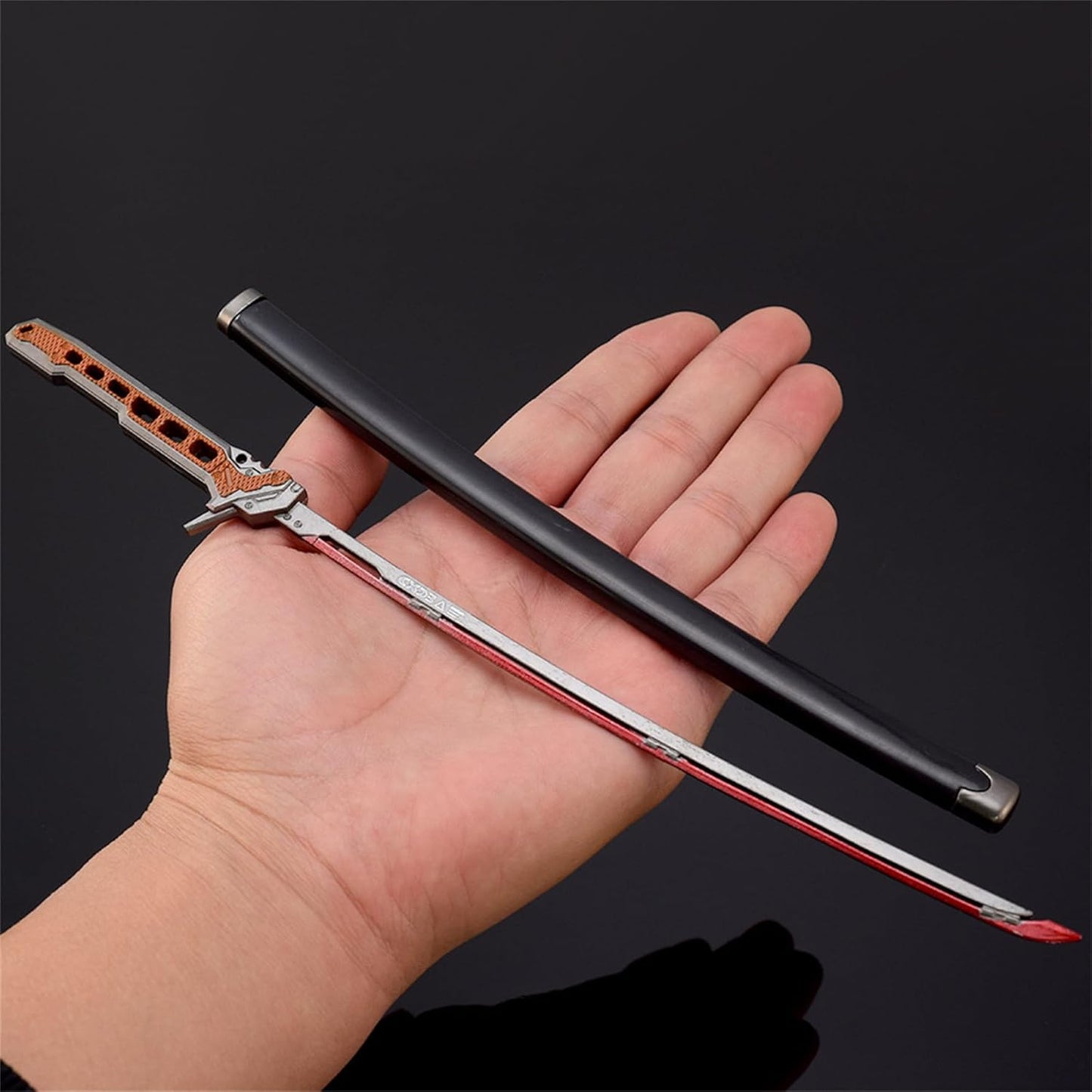 Nakorara　サイバーパンク2077 ミニチュア ミニ武器  サムライ イフパス 26cm フィギュア 　1/6Ver おもちゃ 装備品 インテリア装備品レプリカ