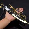 Nakorara ミニチュア ヴァロラント 22cm 17cm ジェット セージ 合金 未開刃 レプリカ フィギュア ソード 剣 欧米風 西洋剣 ミニ武器 片手剣 工芸品 インテリア装備品 おみやげ