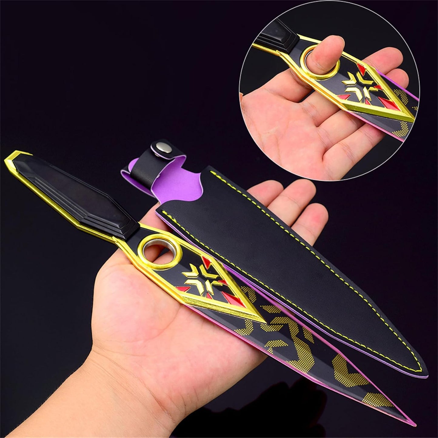 Nakorara　VALORANT　プライム2.0 カラムビット　ミニチュア  16cm レプリカコレクション合金 インテリア装備品 ユニーク