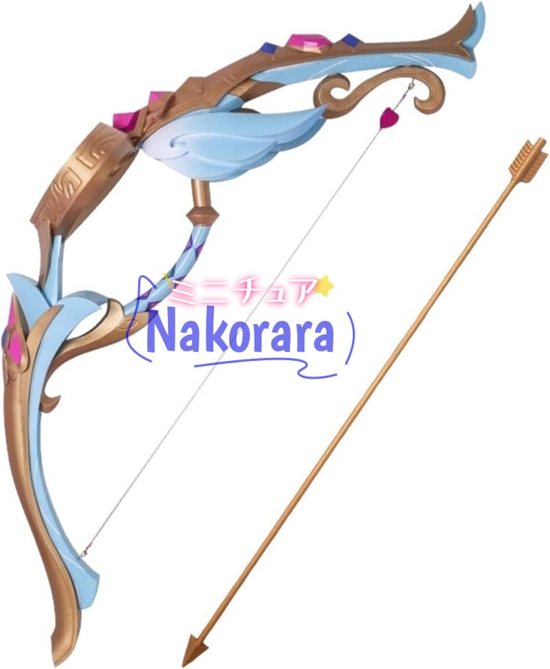 Nakorara 原神（げんしん） 弓 狩人の道 110CM プロップ（弓矢） ティナリ 甘雨(かんう) アンバー 武器 レプリカ 手遊び おもちゃ コスプレ