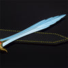 Nakoraraスカイリム Skyrim V チルレンド＋革 21cm 片手剣 武器 グッズ ドラゴンボーン ドヴァーキン 刀掛台付き ジ・エルダー・スクロールズ・ファイブ・スカイリム 飾り 装備品 道具 合金製 武器モデル 観賞用 置物 ミニチュア 小道具 コレクション 道具 小物
