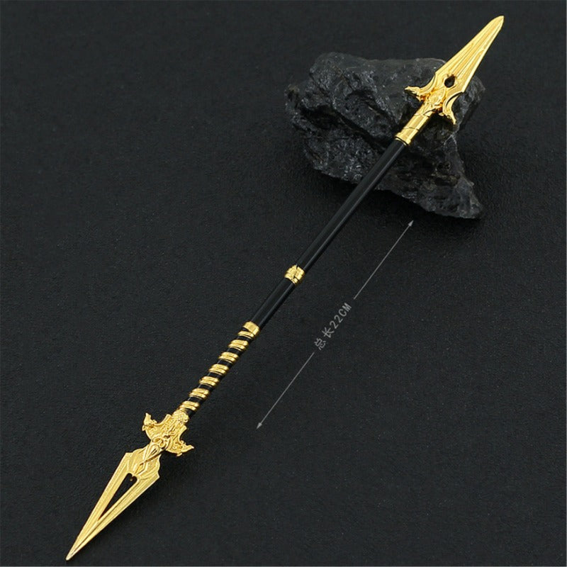 Nakorara  アサシンクリード 槍 ミニチュア 22㎝ キーホルダー キーチェーン グッズ アクセサリー インテリア装備品 ゲーム
