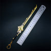 Nakorara　原神　斬山の刃 21cm ミニチュア　武器モデル　ダイキャスト製　装備品　アクセサリー　武器ファン向け　おもちゃ　レプリカ