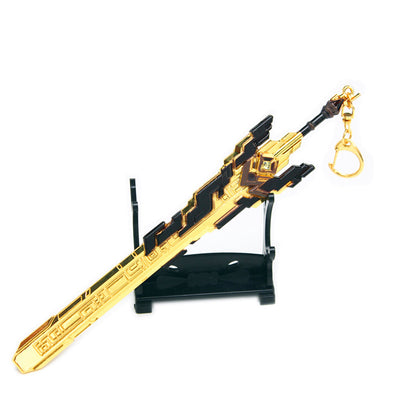 Nakorara　原神　無工の剣 21cm ミニチュア　武器モデル　ダイキャスト製　装備品　アクセサリー　武器ファン向け　おもちゃ　レプリカ