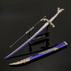 Nakorara エルデンリング 竜鱗刀 26cm ミニチュア　ダイキャスト製　おもちゃ　手遊び　工芸品　武器モデル　キーホルダー　フィギュアスケート