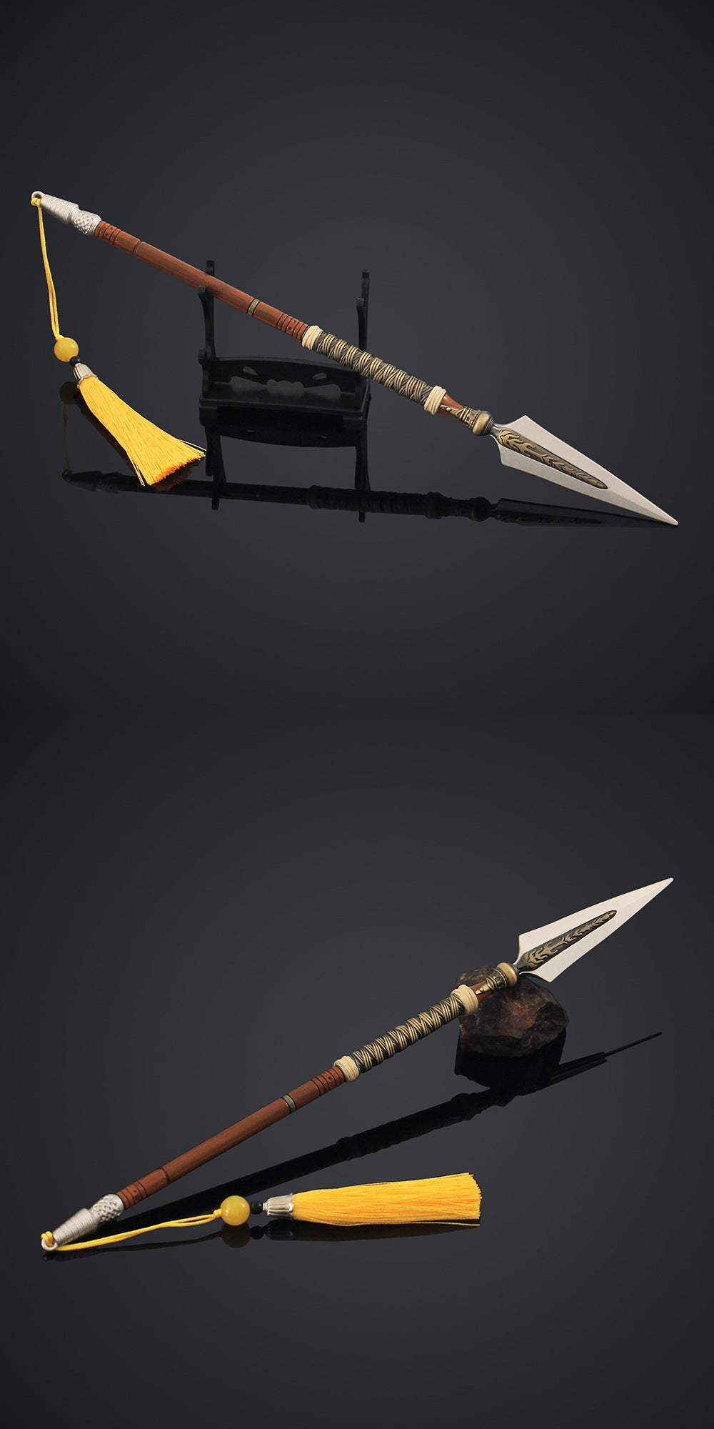 Nakorara　ディアブロ IV ミニチュア　祖霊の武器　長柄武器　30㎝　武器レプリカ　84g　萌えグッズ　アクセサリー　ダイキャスト製