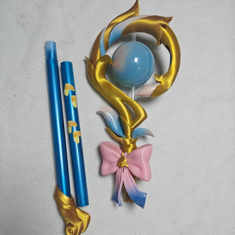 Nakorara 崩壊スターレイル ヒアンシー 杖 光る 武器 立体 発光 3Dプリント 100cm PLA 魔法の杖 ステッキ 武器 コスプレ道具