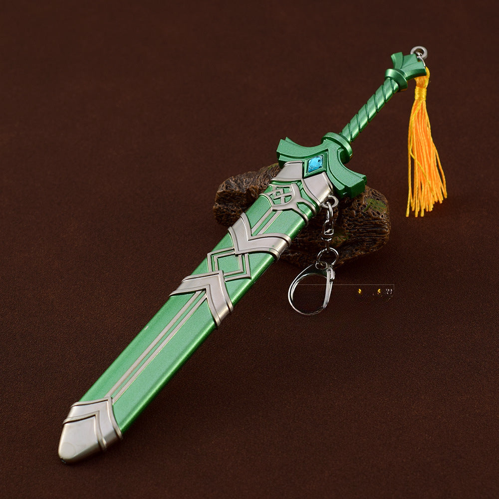 Nakorara　ゼルダの伝説　天空の白刃剣　ティアキン　ミニチュア　ダイキャスト製　おもちゃ　武器レプリカ　卓上装備品　イベント　武器モデル　塗装済み可動フィギュア
