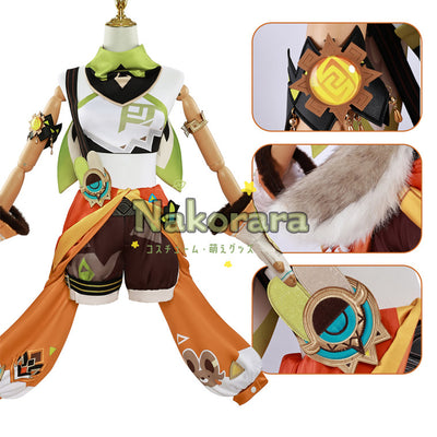 Nakorara　原神　カチーナ 　コスプレ衣装　 Kachina 　コスチューム　金の混じる原鉱Naz22
