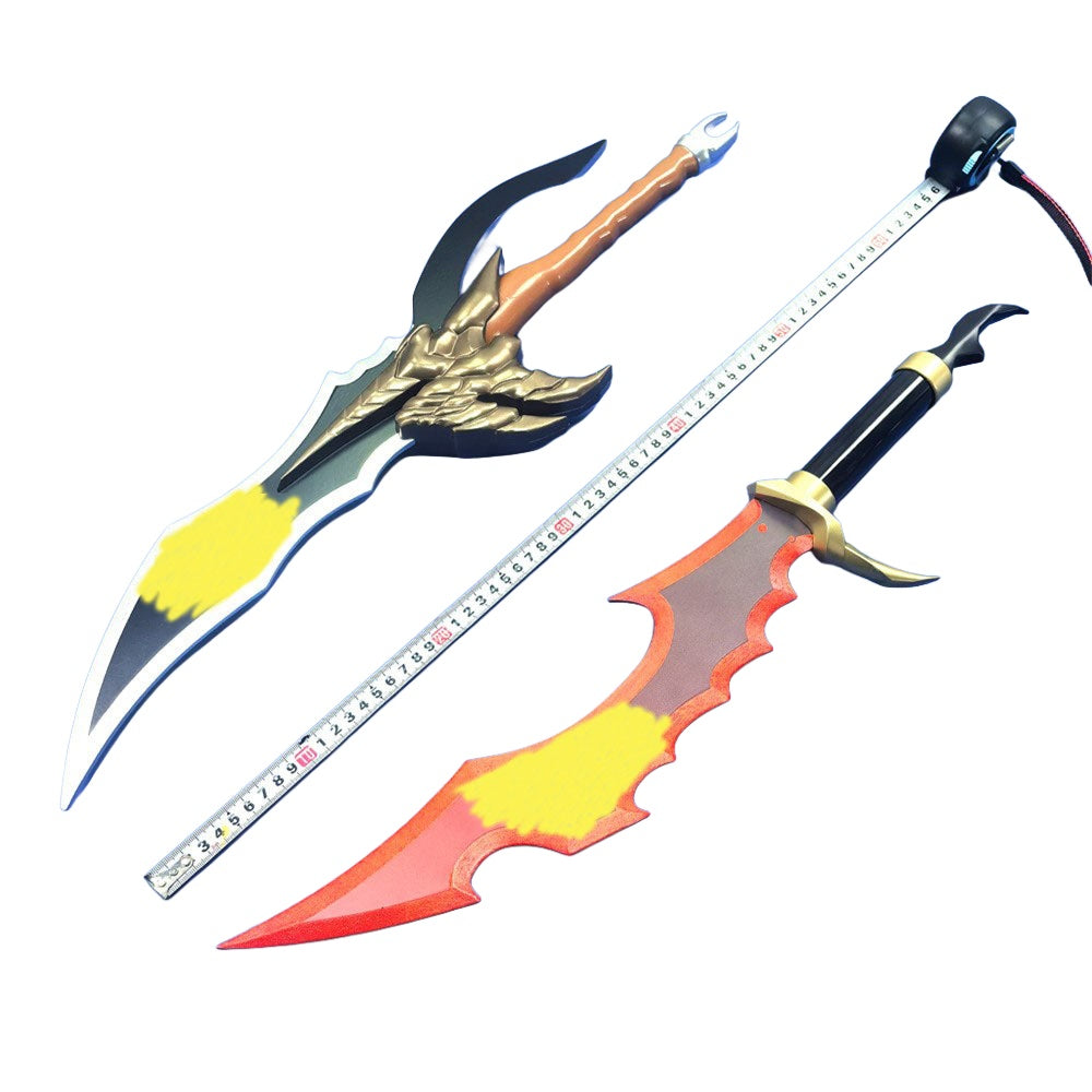 Nakorara　俺だけレベルアップな件　ナイトキラー　悪魔王の短剣　バルカの短剣　カサカの毒牙　コスプレ道具　60㎝　48㎝　木刃　おもちゃ　俺アラ　おもちゃ　萌えグッズ　アクセサリー　悪魔王の短剣
