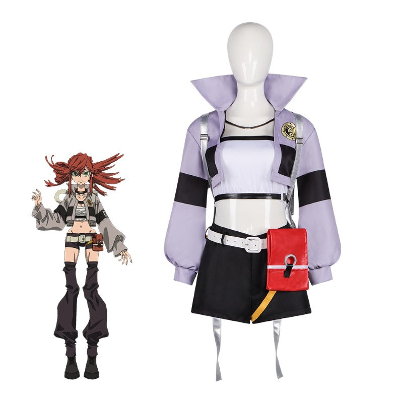 Nakorara　ガチアクタ リヨウ コスプレ衣装　鞄付　掃除屋 アクタ ハロイン　仮装　イベント　コスチューム